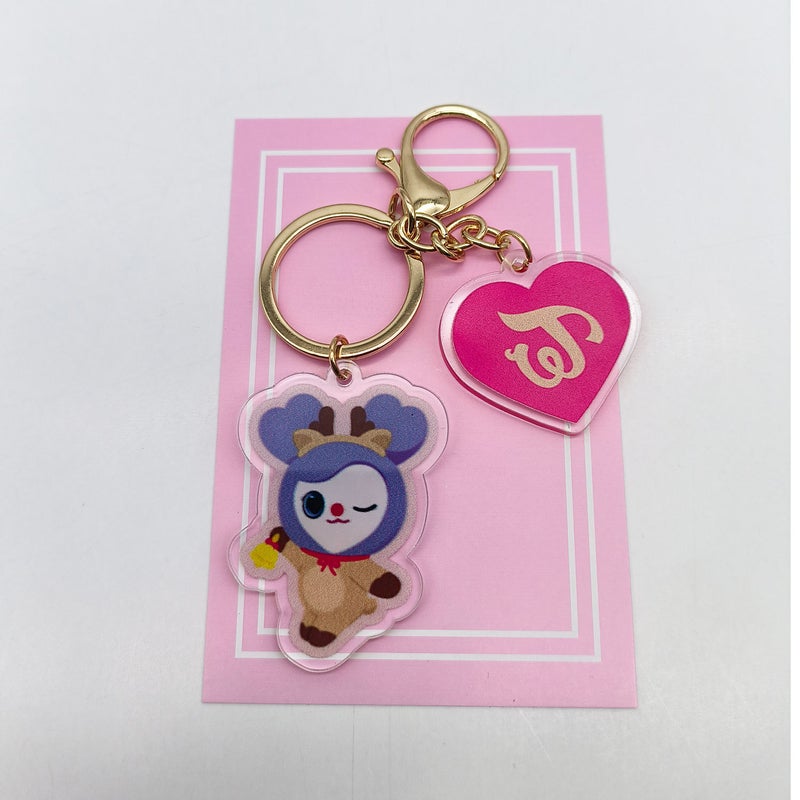 Twice Winter Acrylic Cartoon Character Keychain Pendant - Image 5